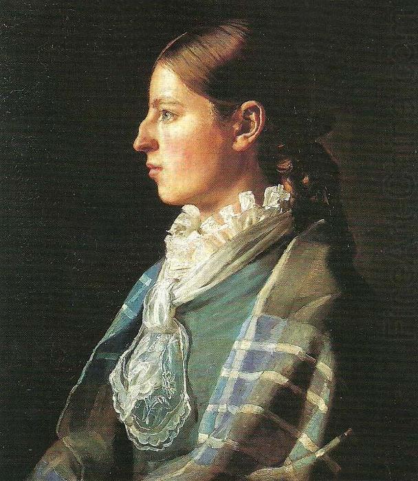 portraet af anna brondum, Michael Ancher